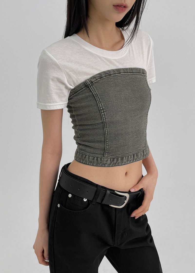 [MADE] DEARBORN SPAN DENIM TOP
