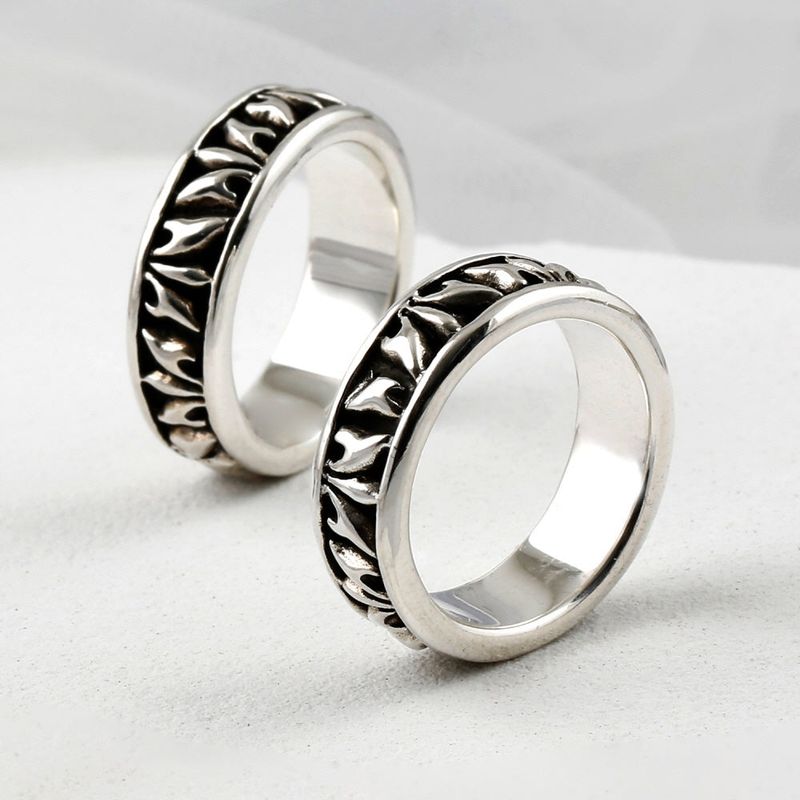 SVR-S601 Silver 925 Geometric Silver Ring 