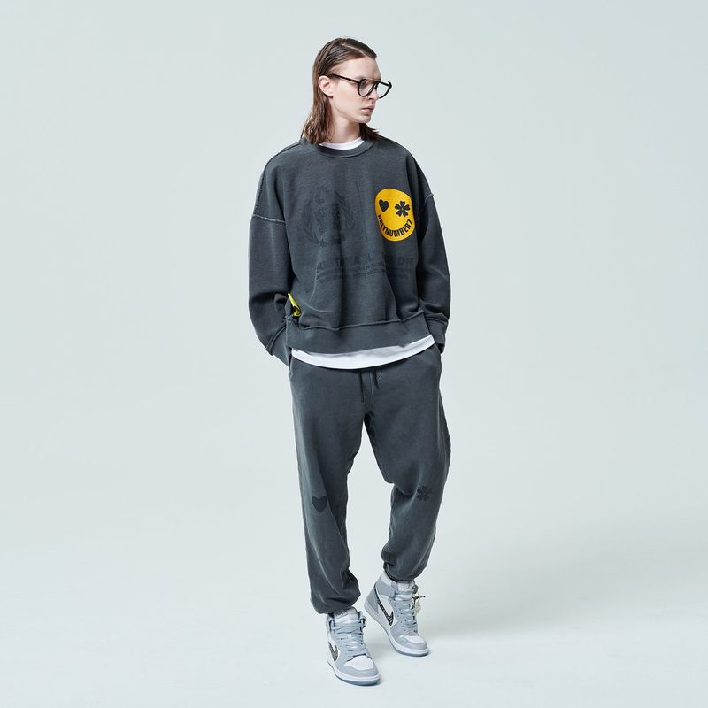 PIGMENT ANABADA SWEAT PANTS_CHARCOAL