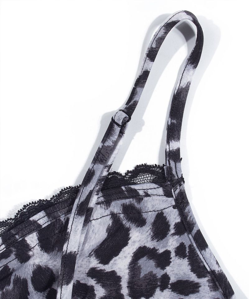 LEOPARD LACE SLEEVELESS_Gray