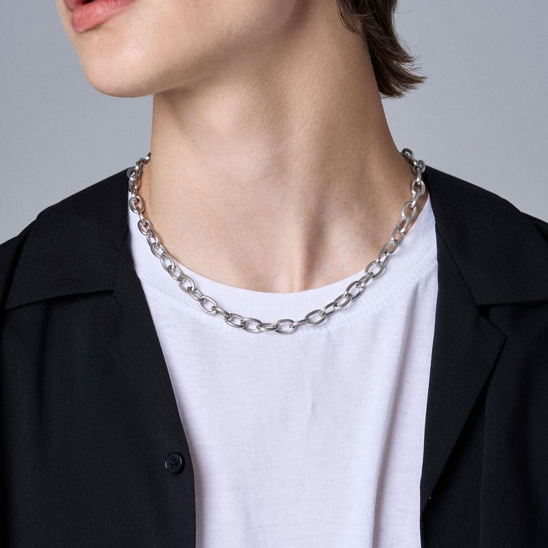 HAWHA(ハワ)の「BOLD SPARKLE CHAIN NECKLACE(Accessories)」