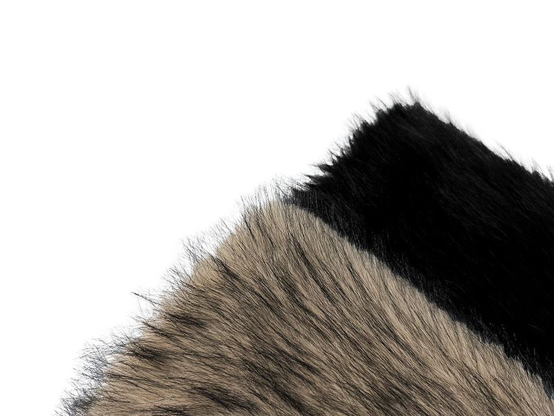 Balian Wolf Fur Jacket