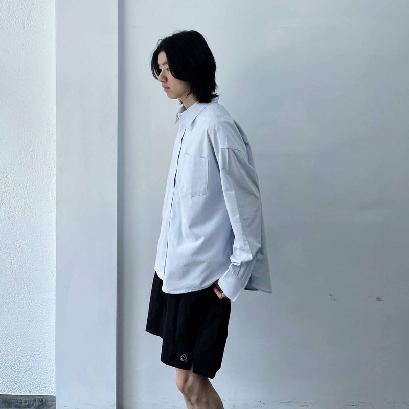 Sharp Silhouette Long-Sleeve Shirt