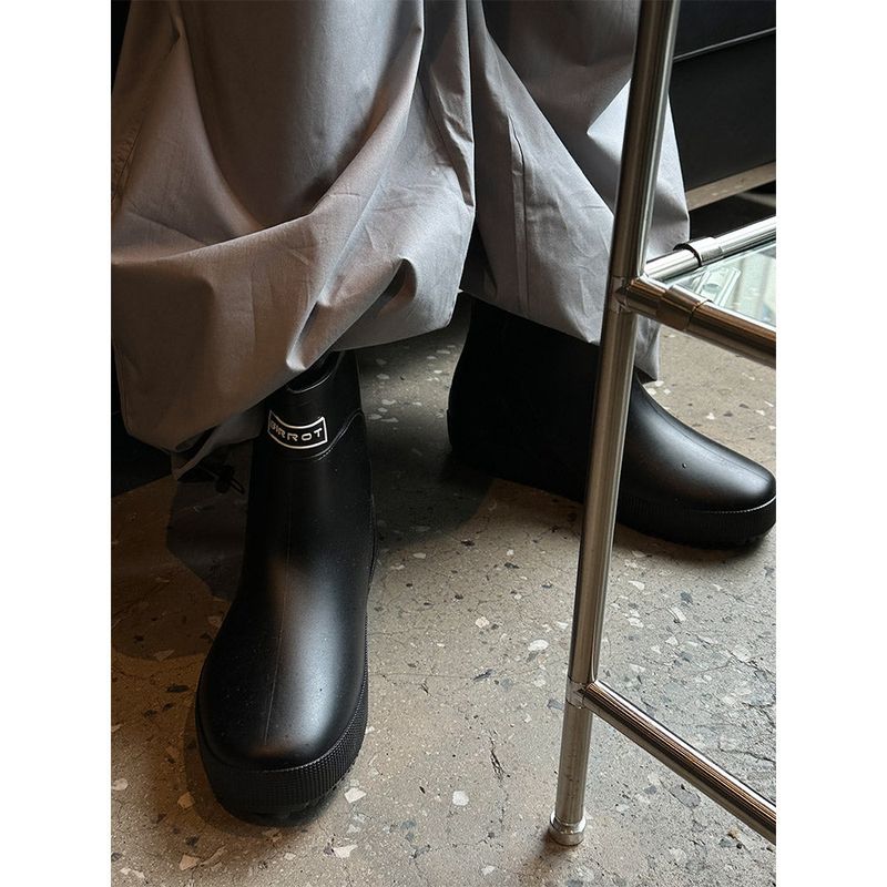 [HANDMADE] Round toe rain boots (250-280)