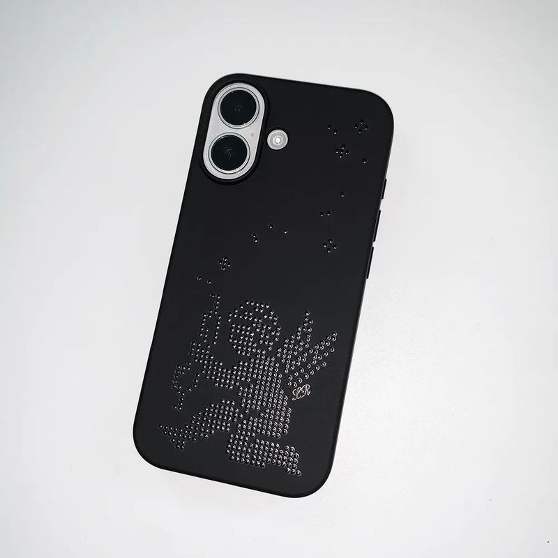 leromarin（ルロマリン）の「[MADE]ブラック クピド ケース（スマホグッズ/小物）」
