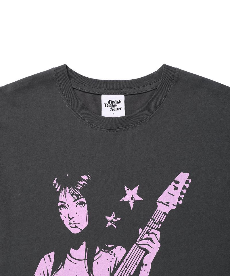 ROCK STAR LS TEE CHARCOAL(CV2GFFT560A)