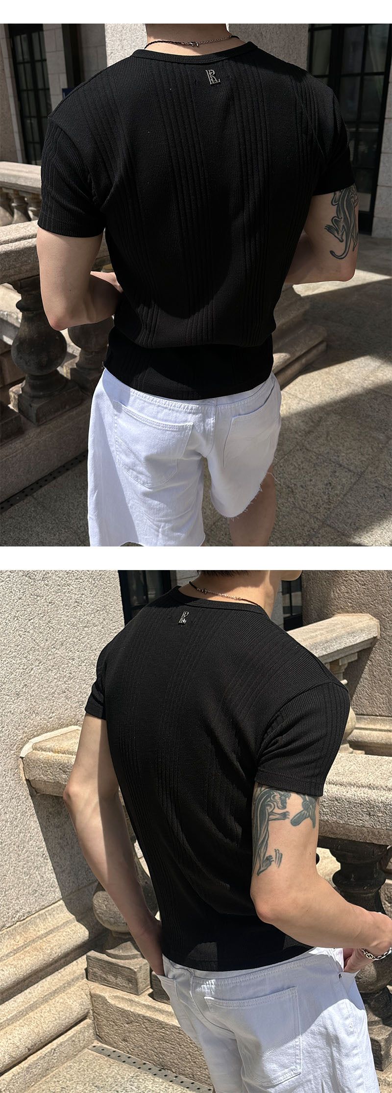 [S/S] Rough cutting short denim pants(2color)