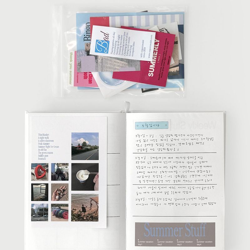 oab summerly pack / scrap sticker set