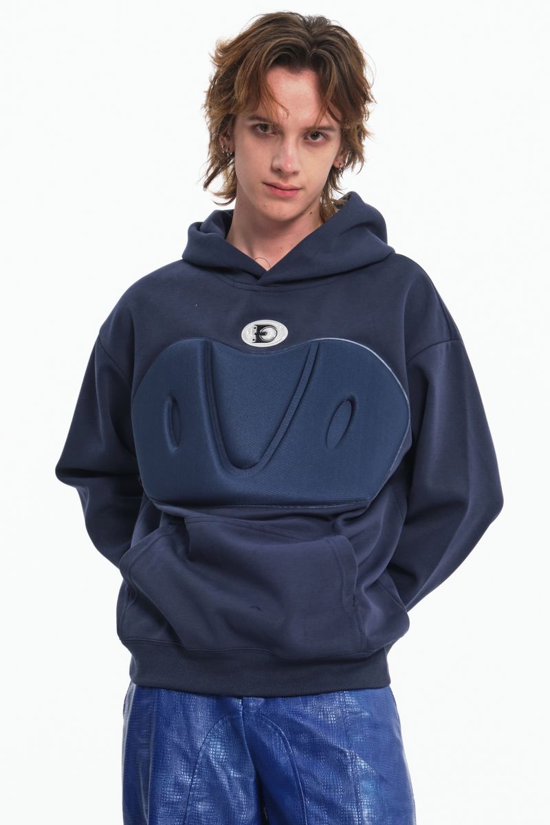 Embryo（エンブリオ）の「Embryo navy blue hoodie（Tops）」