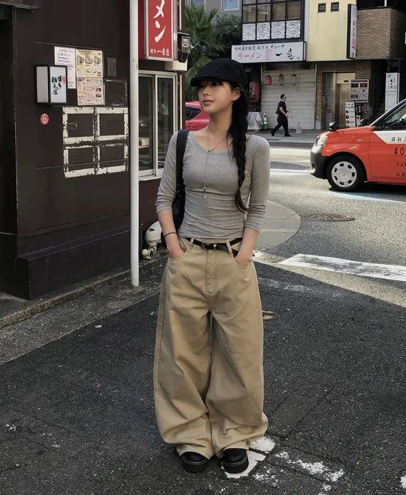 Ruel Wide Cotton Pants