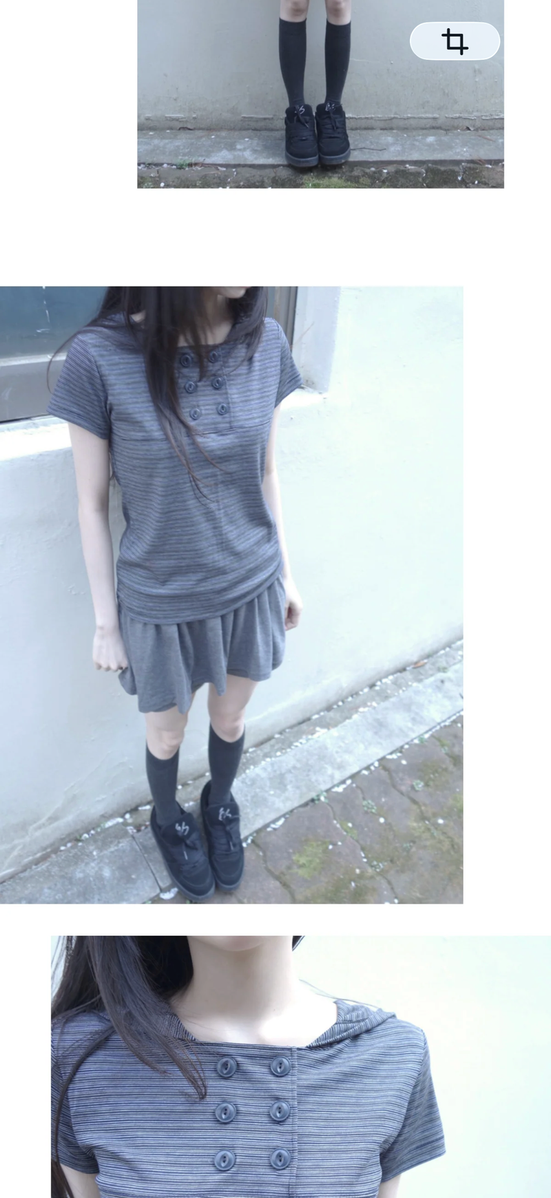 double tencel hood tee