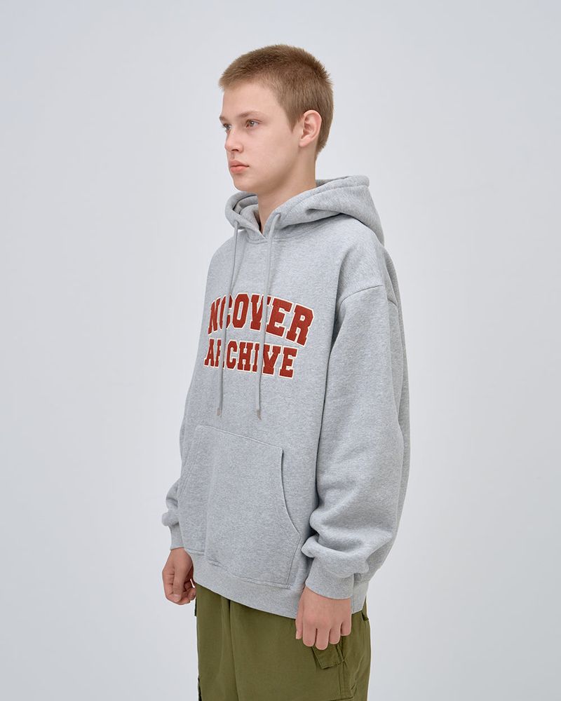 SCRIPT LOGO SWEAT SHIRTS - GRAY