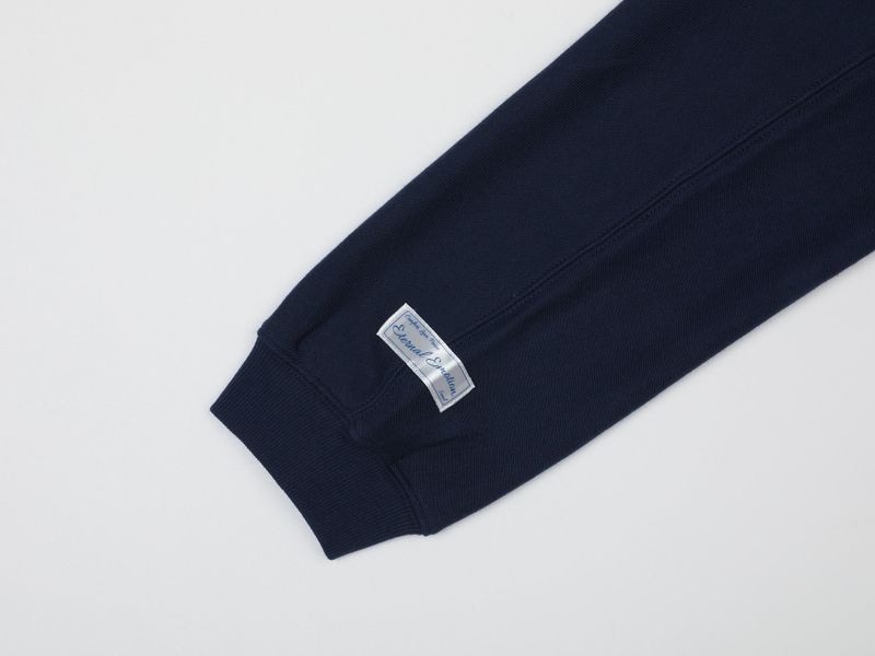 ROUND TWO WAY COLLAR ZIP (NAVY)