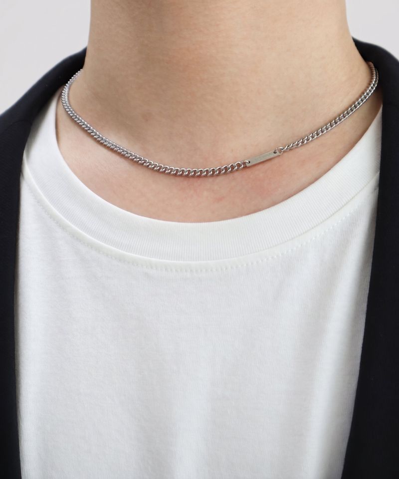 surgical stainless steel necklace_CLEF SIMPLE NEC