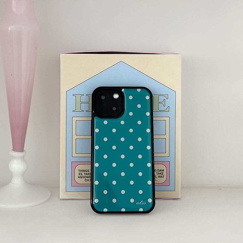dot epoxy bumper case(mint)