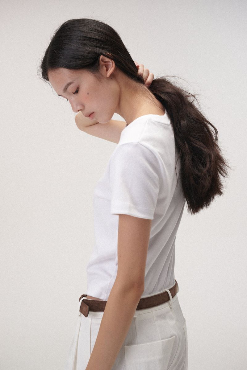 Round half T (Ivory)