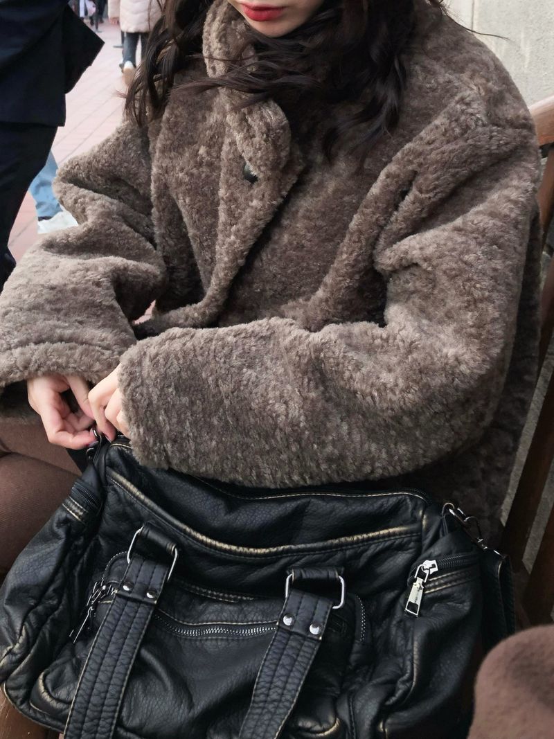 Gumi Suede Fur Coat (4c)