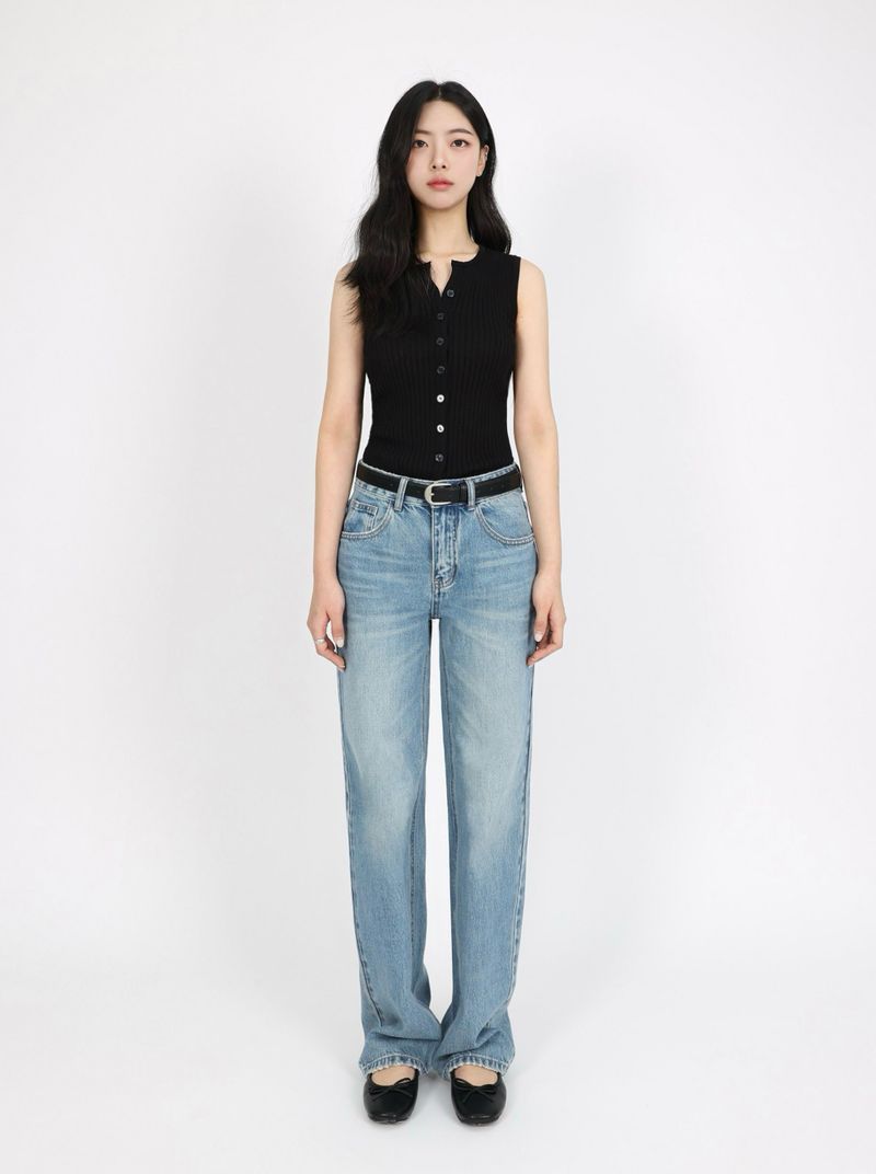 ur.fit(オールフィット)の「5ND REPRODUCTION PRE-ORDER LIGHT BLUE MID-WAIST STRAIGHT DENIM code 26235(Pants)」