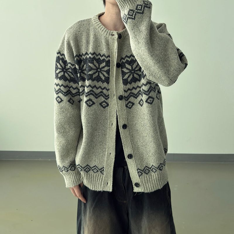 Fiora nordic knit cardigan
