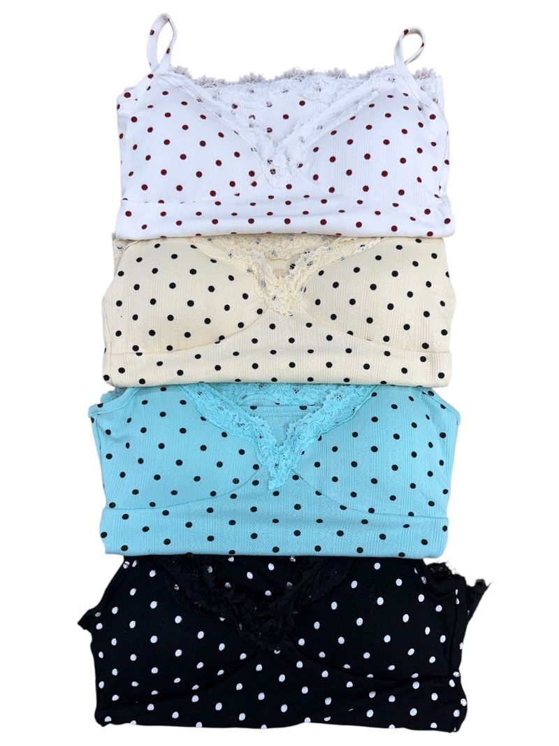dot pad bra top