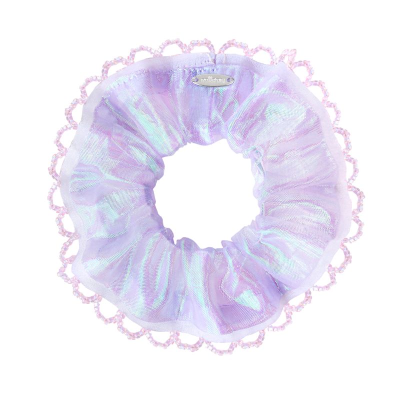 mellotory(メロートリー)の「BEADS FRILL SCRUNCHY (PINK)(Hair Accessories)」
