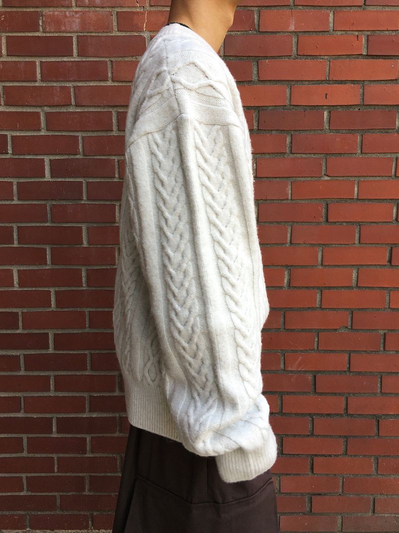 Leeum Fisherman Wool Knit 4C