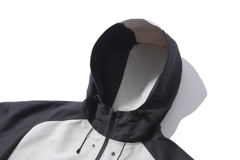 HOOD ZIP UP JACKET (charcoal mix)