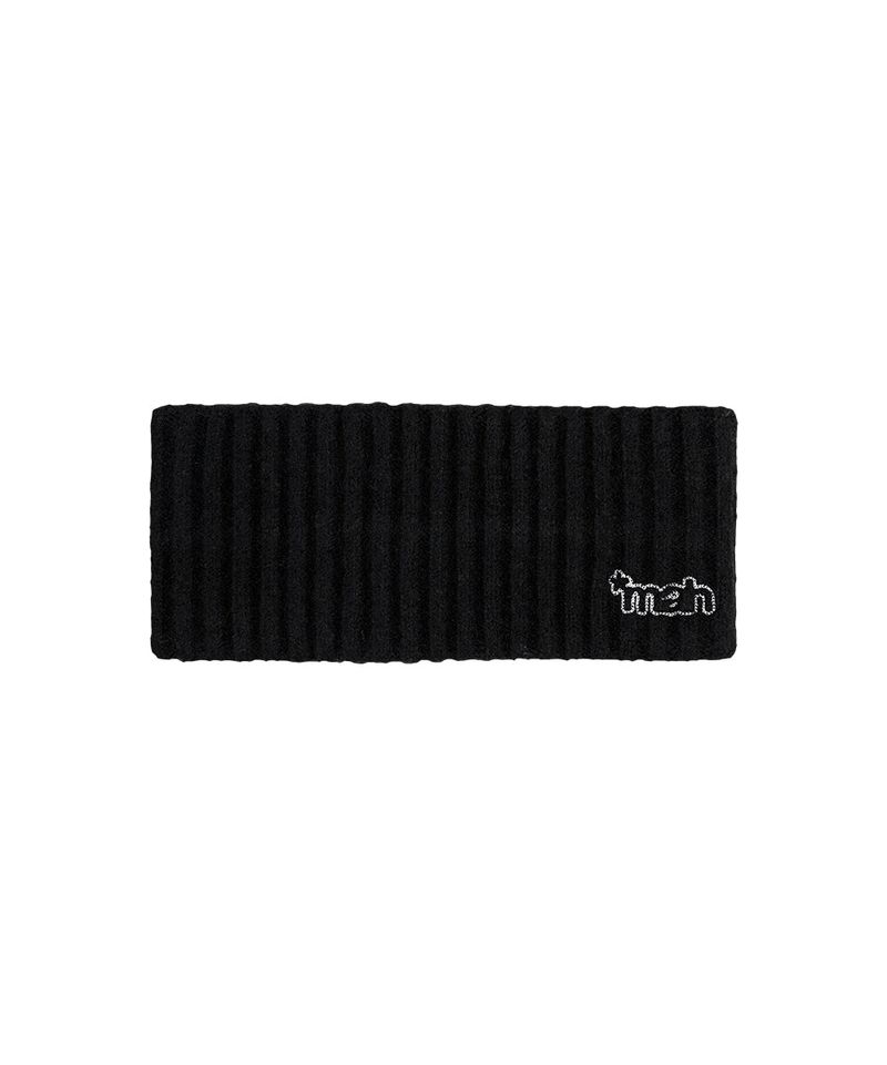 KNIT HAIR BAND_BLACK