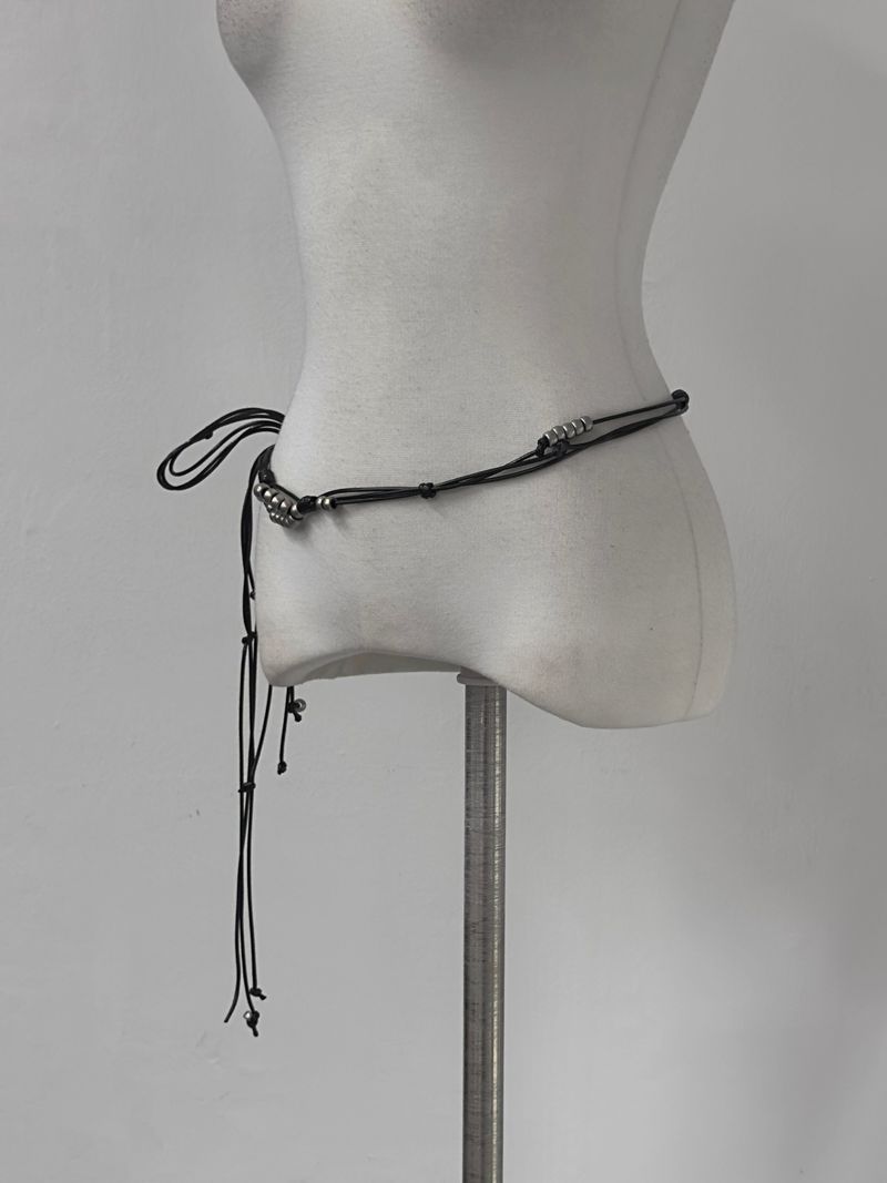 knot tie wrap belt