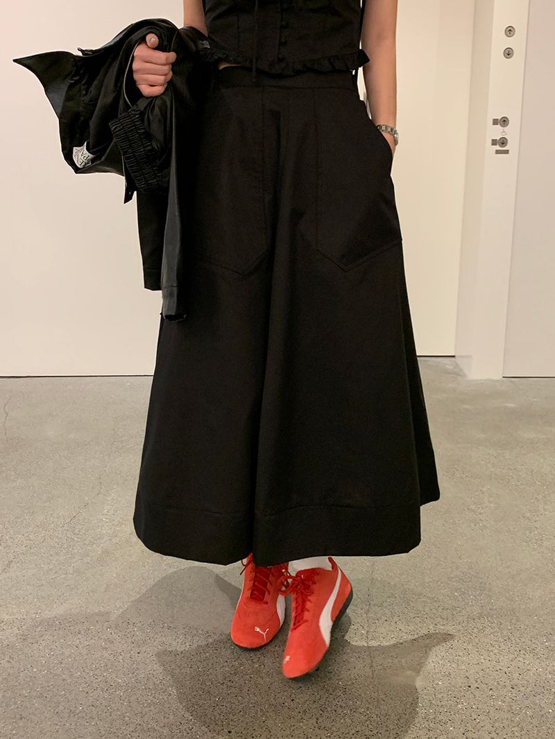 [MADE] POUTO COTTON LONG SKIRT