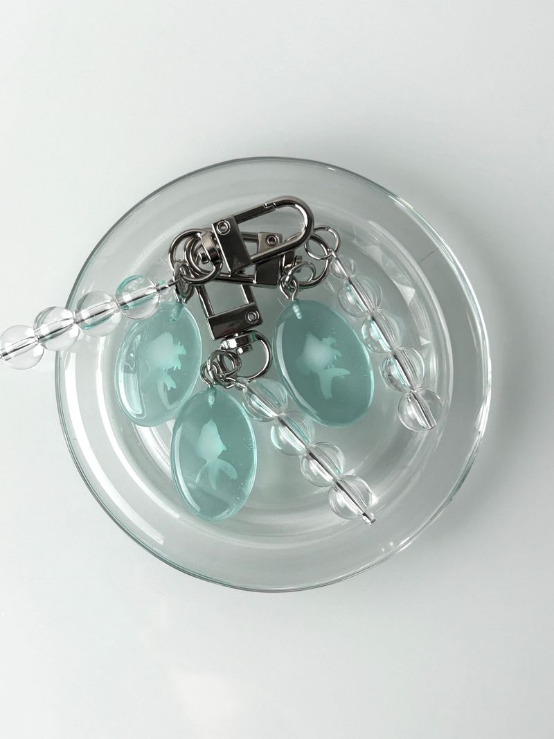 Emerald Fish Keyring