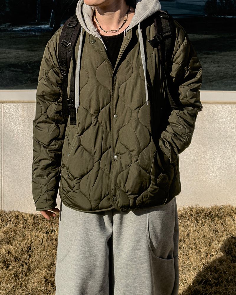 Wavon Quilted Padding Jumper
