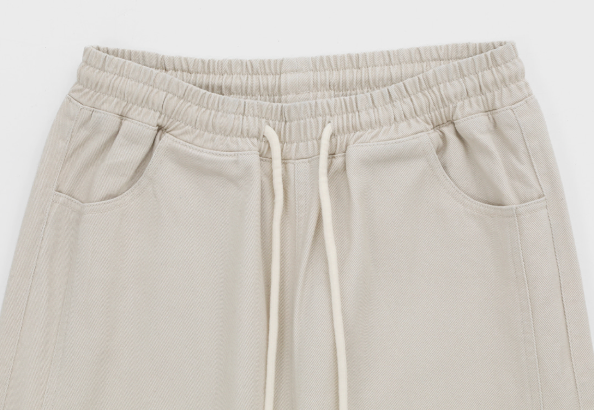 [MADE] Peto cut cotton banding pants
