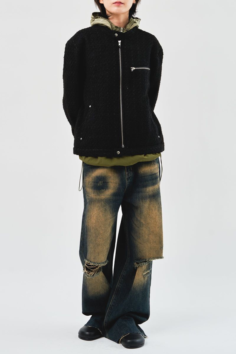 Temple Tweed Biker Jacket
