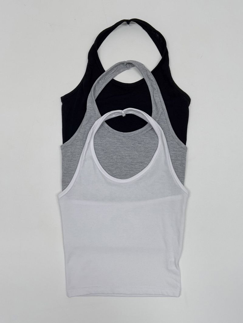 Basic Halter Neck Sleeveless