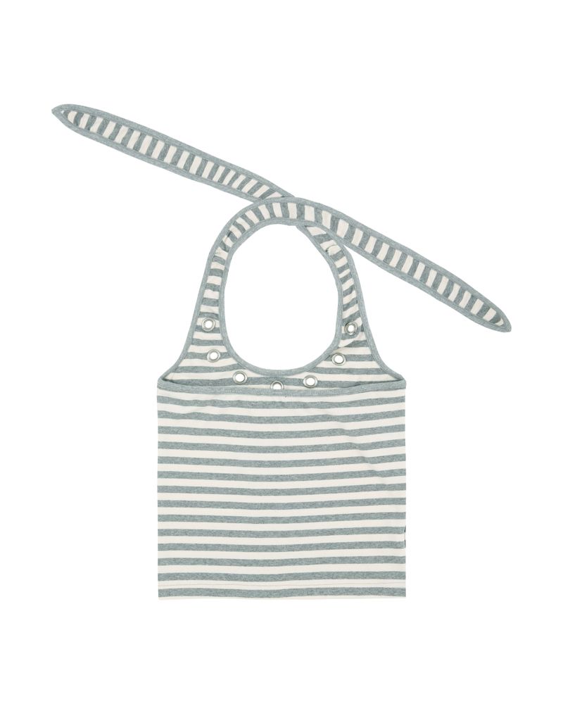 Striped Eyelet halterneck sleeveless (Gray)