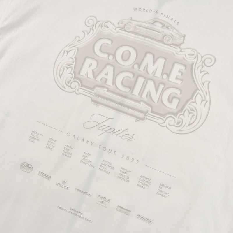 [UNISEX] C.O.M.E Mechanic Short Sleeve Work Jacket (White)
