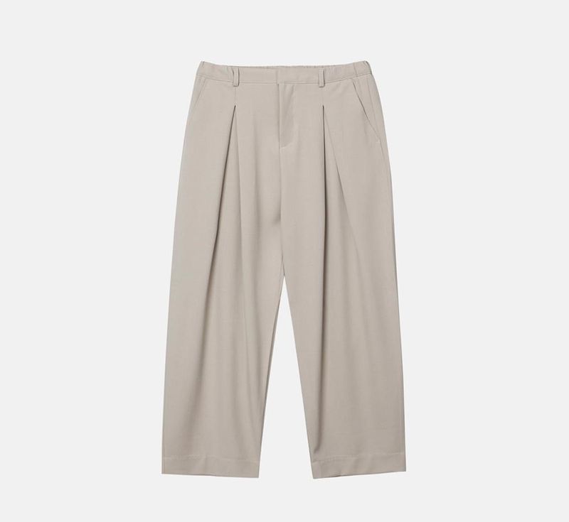 Pleddy Dear Each Tuck Slacks (3color)