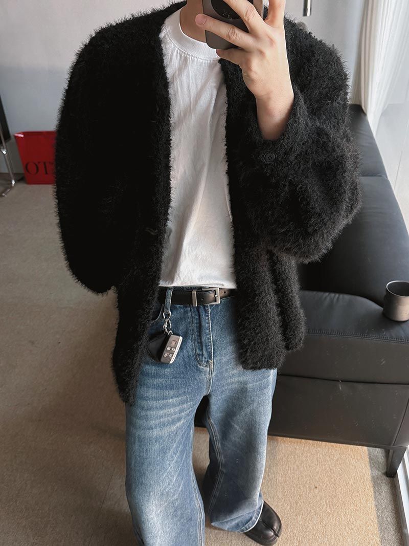 ASCLO Cloud Fur Cardigan (4color)