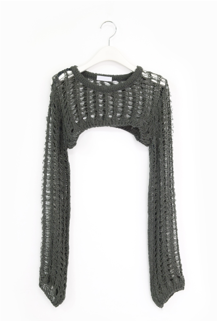 High-top Knit Bolero