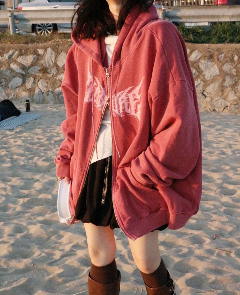 (For men and women) RT Pigment Two-Way Hood Zip-Up