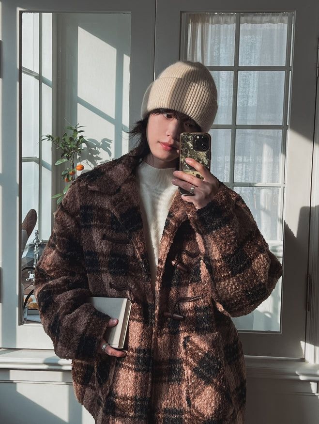 Oted Check Double Coat