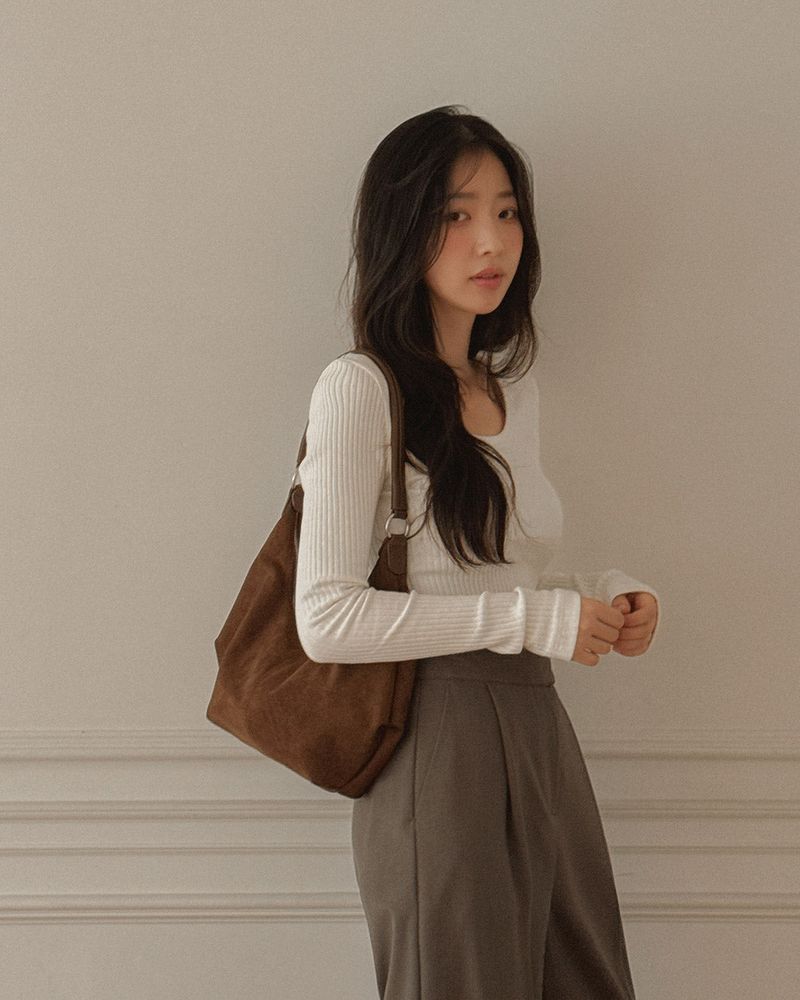 Bea Suede Shoulder Bag