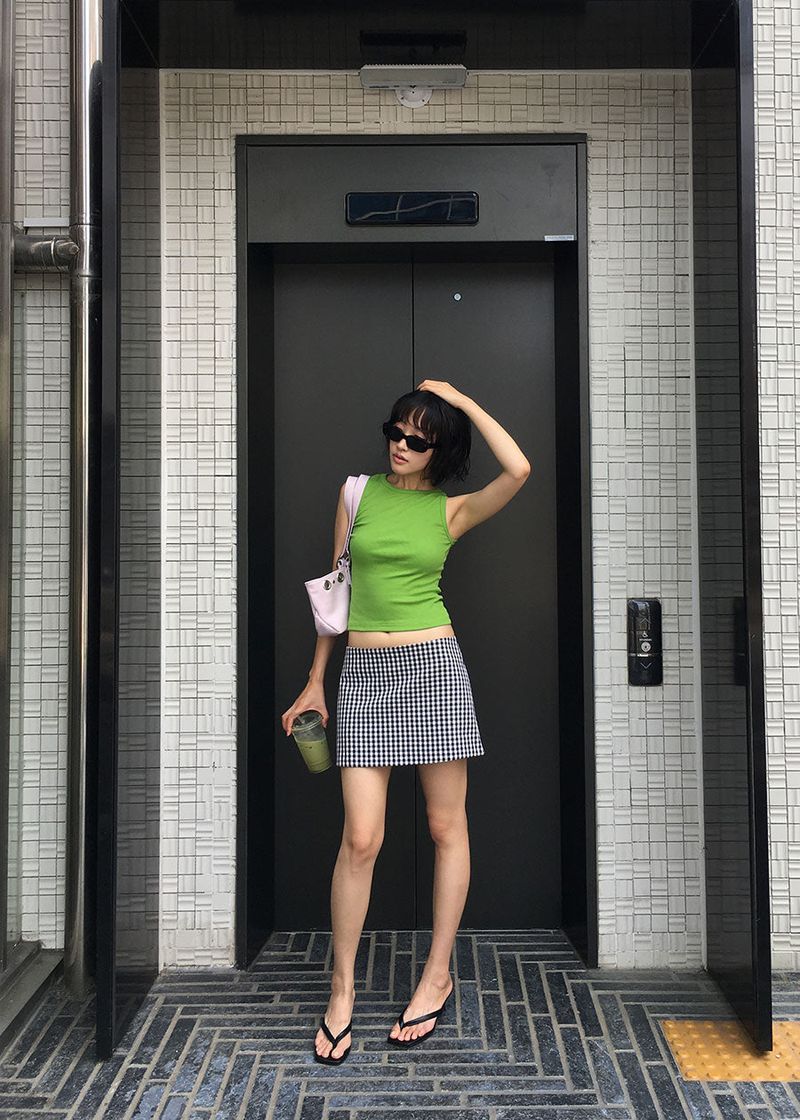 VIVID RIB SLEEVELESS