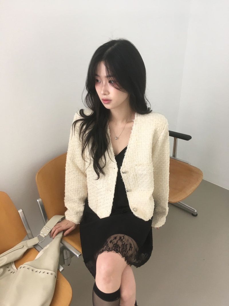 Lace slip dress