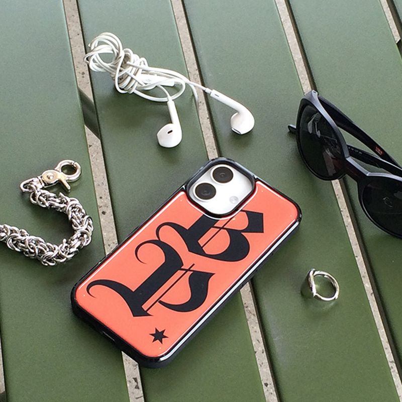 BP lettering epoxy case (orange)