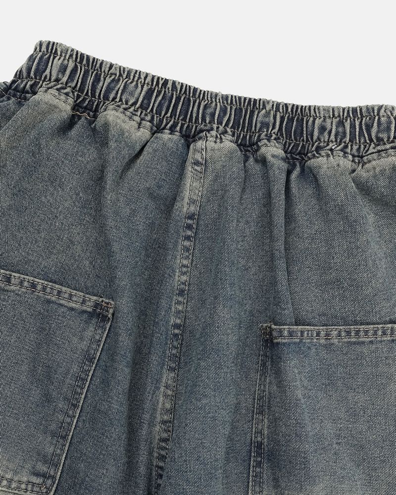 Rick Distressed Bermuda Denim Pants