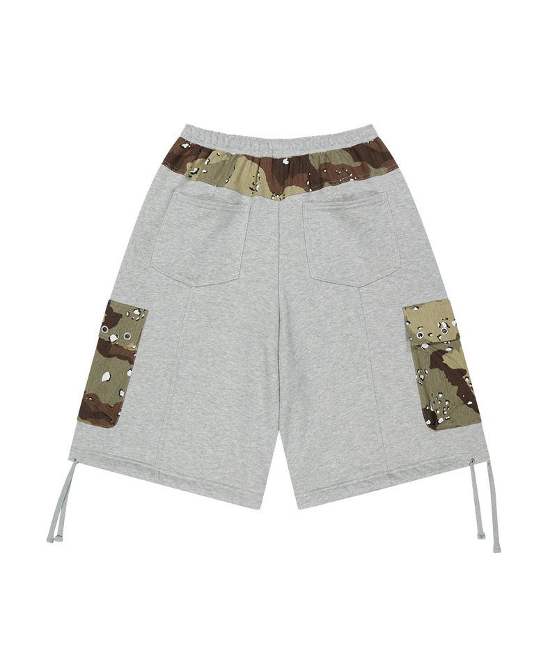BERMUDA CAMO CARGO SWEATSHORT