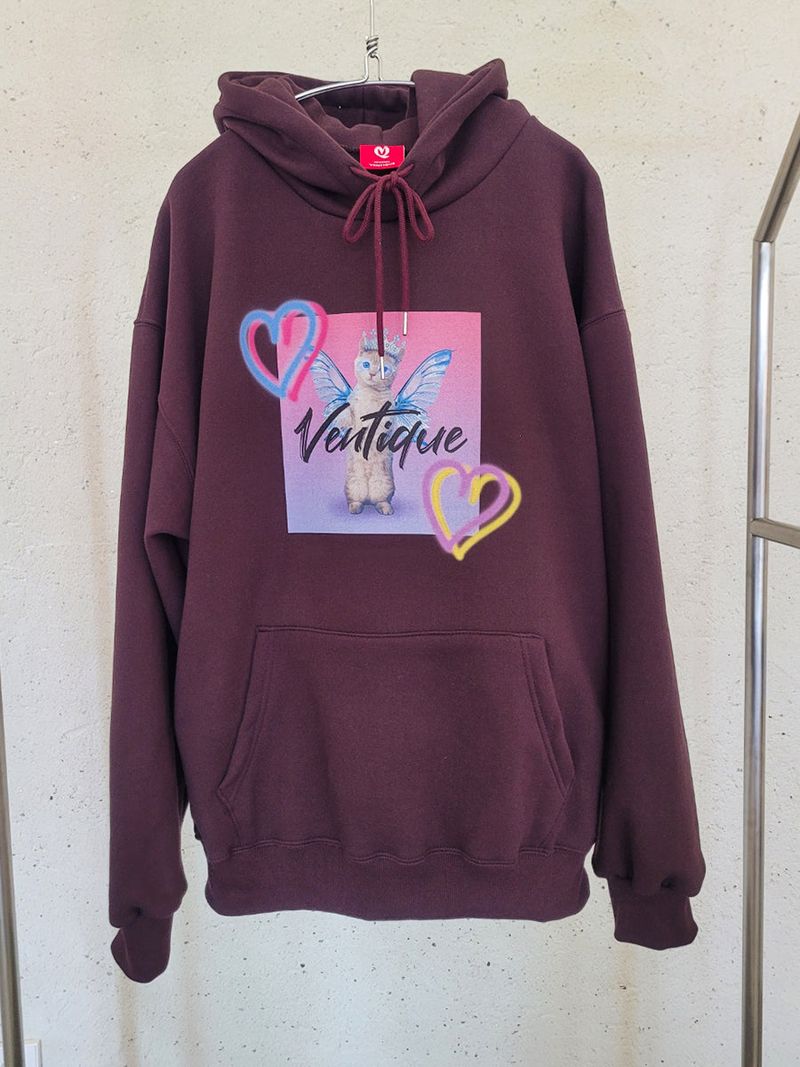 VENTIQUE Flying Cat Hoodie 3color