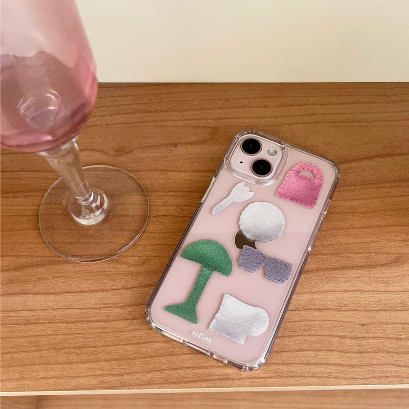 [MADE] favorite things jelly hard case (pink)